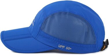 Бейсболка унісекс для чоловіків та жінок, A-navy блакитна, регульована, для спорту та подорожей