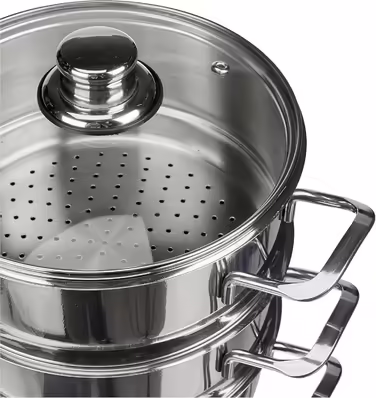 Excelsa Steamer, Stainless Steel, 4-Piece