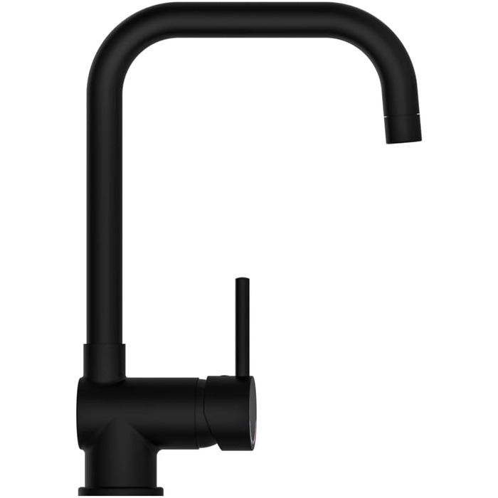 Кран кухонний EISL FUTURA NI182GANI, однолеверний, з високим виливом, чорний колір