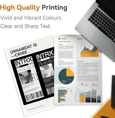 Комплект картриджів 302 XL для принтерів HP Envy 4520, 4522, 4525, 4527, Officejet 3830, 3831, 4650, 5230, DeskJet 1110, 2130, 3630, 3636, 3639 (чорний, кольоровий)