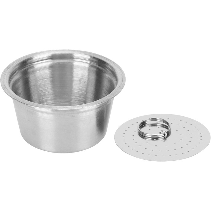 Reusable Stainless Steel Coffee Capsules for Refilling - Refill Capsule Coffee Filter for Dolce Gusto Coffee Machine (Yellow)