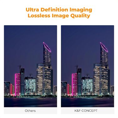 Фільтр K&F Concept Nano-X Natural Night для астрофотографії (62mm) - зменшує засвітлення