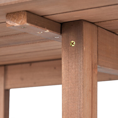 Relaxdays Half-Round Folding Table made of Wood