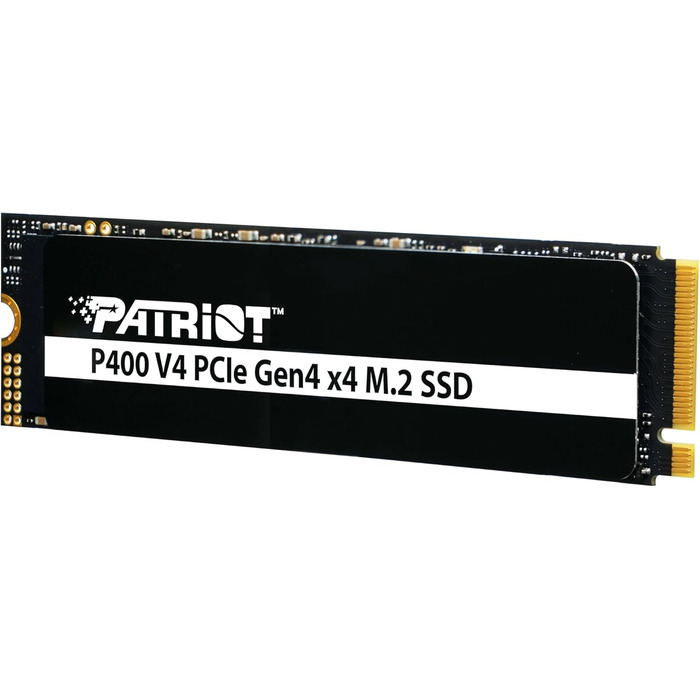 SSD Patriot P400 V4 1TB NVMe PCIe Gen 4x4 M.2 2280 - Швидкість до 6000 МБ/с (читання) / 5000 МБ/с (запис), сумісний з PS5