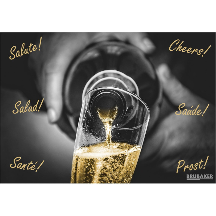BRUBAKER Champagne or Sparkling Wine Bottle Holder - Wedding Couple Metal Sculpture with Gift Card
