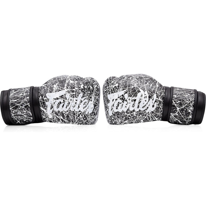 Боксерські рукавички Fairtex BGV14 для муай-тай, кікбоксингу, MMA, K1. Унісекс, дитячі, чоловічі, жіночі. Чорний/Білий, 16 oz