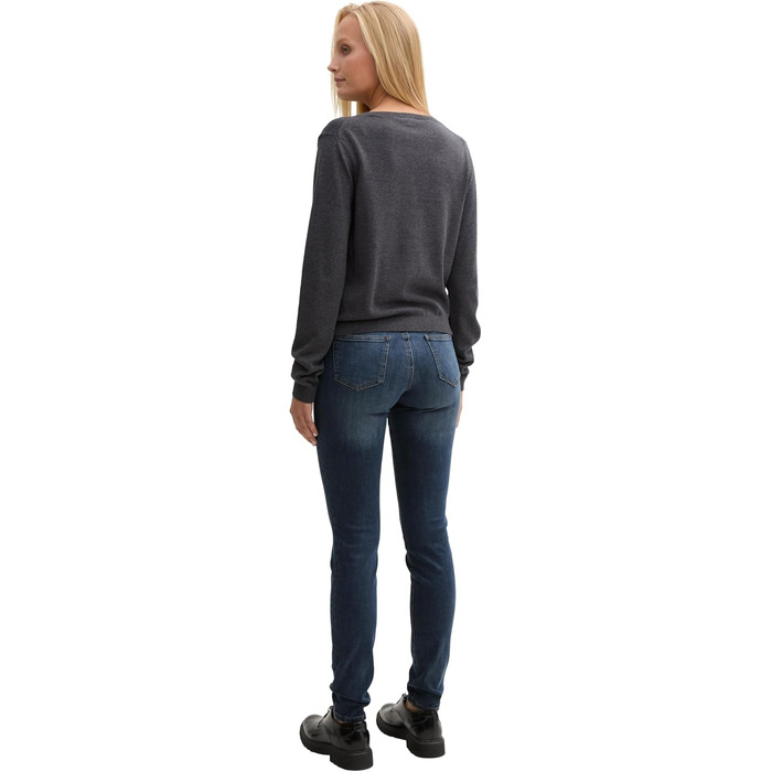 Джинси скінні TOM TAILOR Alexa (36W/30L, Dark Stone Wash) - жіночі, денім