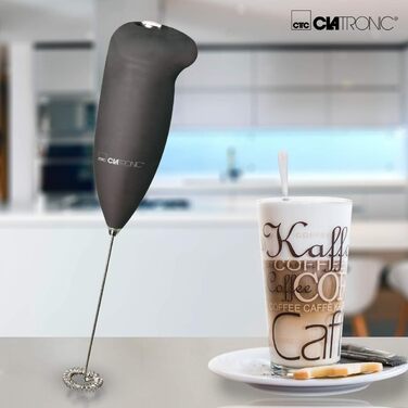 Електричний піноутворювач для молока Clatronic® MS 3089 м'ятно-зелений (чорний) | Міксер для кави, капучино