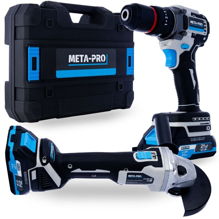 Акумуляторний шурупокрут META-PRO 21 В Z1073