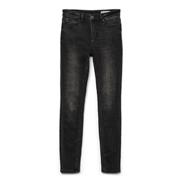 Джинси жіночі VERO MODA Skinny Fit Vmflash Mid Rise, чорний денім, розмір M/30L