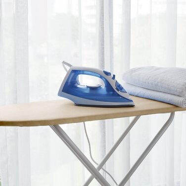 Чохол для прасувальної дошки з бавовни, 120-125x40-46 см, бежевий