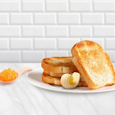 Тостер Ufesa 2 Scheiben Weiß Retro Classic Pinup: вінтажний дизайн, 850 Вт, 7 рівнів підсмажування