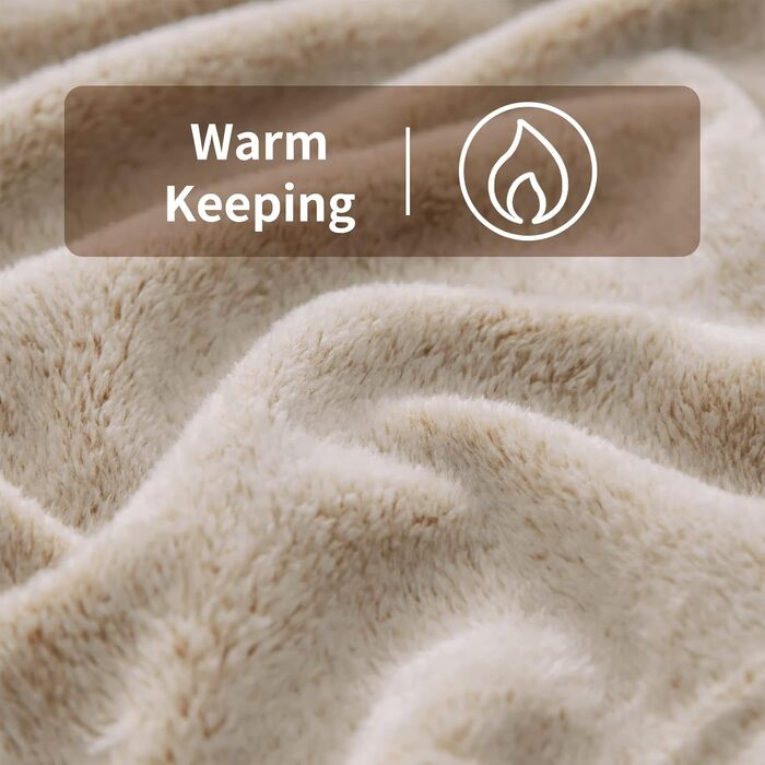 Плед з флісу FY Fiber House Leopard, 130x150 см, коричневий | М'який та теплий плед для дому