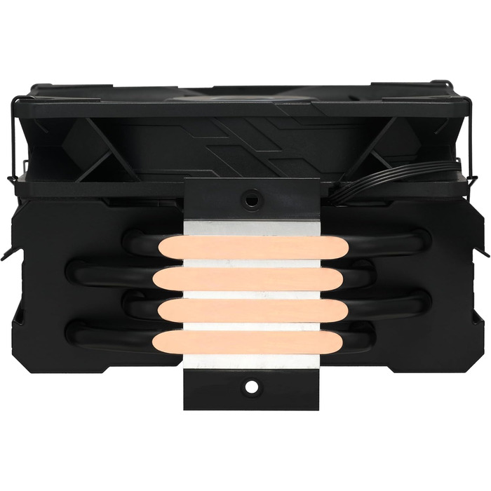 Cooler Master Hyper 212 Black - кулер для CPU з RGB підсвічуванням, LGA1700 & AM5, чорний, з 4 heatpipes