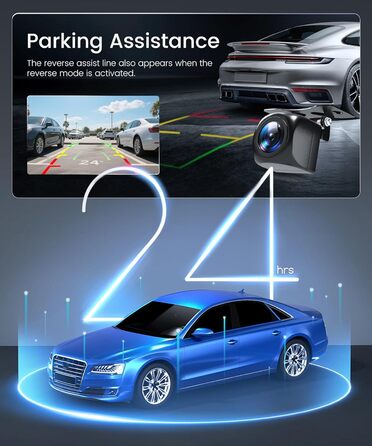 Автомобільний відеореєстратор 360° 4-канальний FHD 1080P (передній, задній, лівий, правий), 3