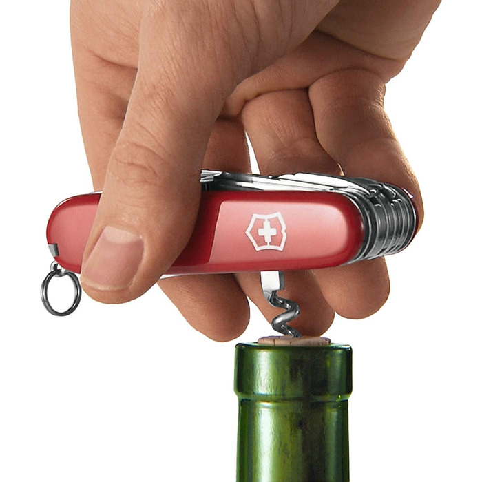 Victorinox Swiss Army Knife, Hunter XTM, Multitool, Swiss Army Knife 6 Functions, One-Hand Lock, Corkscrew, Wood Saw