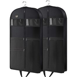 Мішок для одягу URMI, міцний, 2 шт., 60x110 см, з 3 кишенями для сорочок, пальто, курток, суконь – для подорожей