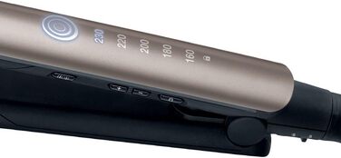 Випрямляч для волосся Remington S8593 Keratin Protect: професійний, з датчиком захисту, кератин-керамічне покриття з мигдалевою олією, цифровий дисплей, 160-230°C