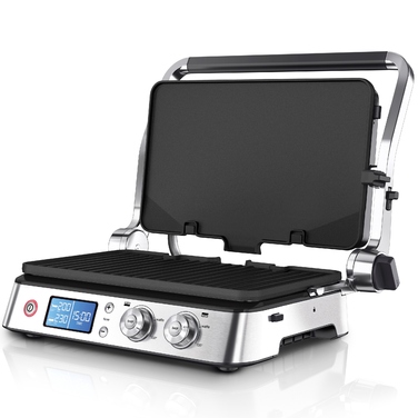 Електричний контактний гриль Braun CG9047, сріблястий/сірий, 2000 Вт