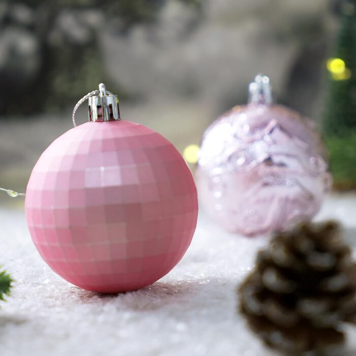 44 штуки новорічних кулі для прикраси ялинки. Декоративні кулі для ялинки, новорічні прикраси