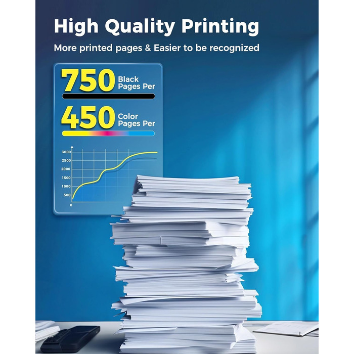 Комплект картриджів ECHALLENGE 302XL для принтерів HP 302 (Multipack), збільшений ресурс