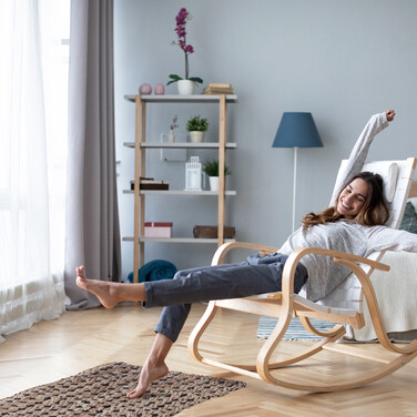 Relaxdays Jute Rug, 60x90 cm
