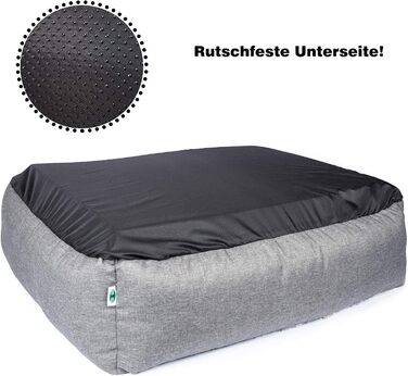 Ортопедичне ліжко для собак CopcoPet Pia, рожеве, 60 x 50 см - м'яке ліжечко з віскоеластичною начинкою, зручне, з антиковзаючою основою, легко миється, для маленьких собак