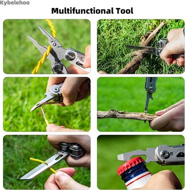 Мультитул преміум-класу 27-в-1: інструмент для кемпінгу, туризму та відпочинку на природі | З набором біт та зручною сумкою