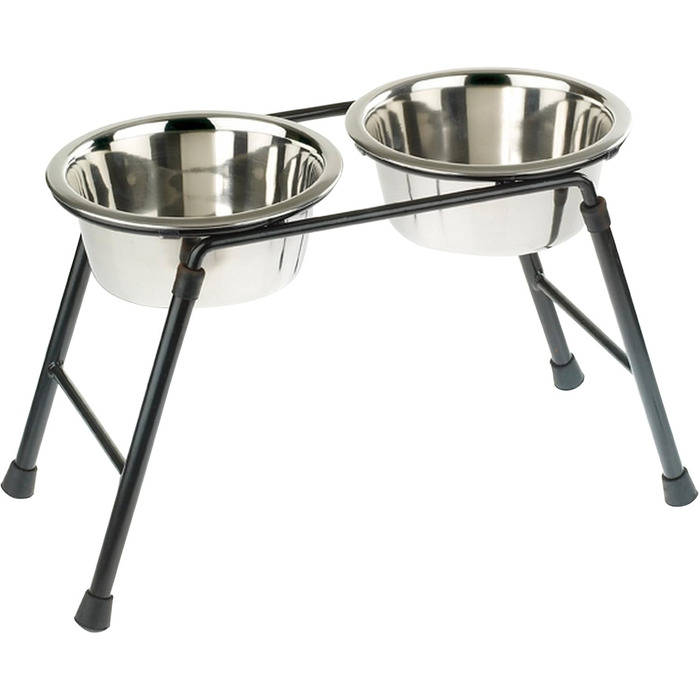 Подвійний годівниця для тварин Classic Pet Products з нержавіючої сталі, 1600 мл, 300 мм, VIT-36757