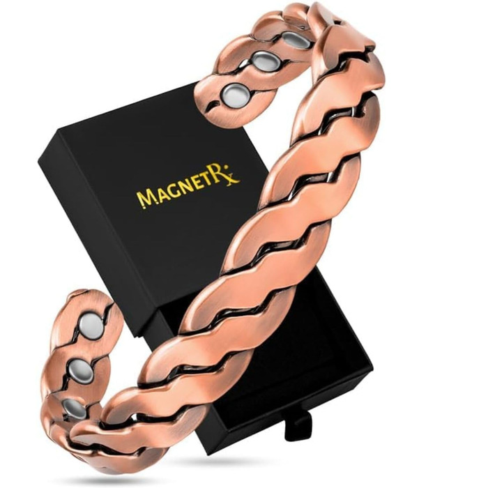 Куперне браслет MagnetRX® для чоловіків та жінок - регульований, з чистого міді