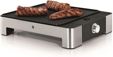 WMF Lono Quadro Table Grill - Compact Electric Grill for Indoor Use, Dishwasher Safe, 1250W