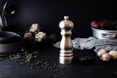 Млин для перцю PEUGEOT Paris Chef 18 см, нержавіюча сталь, сріблястий