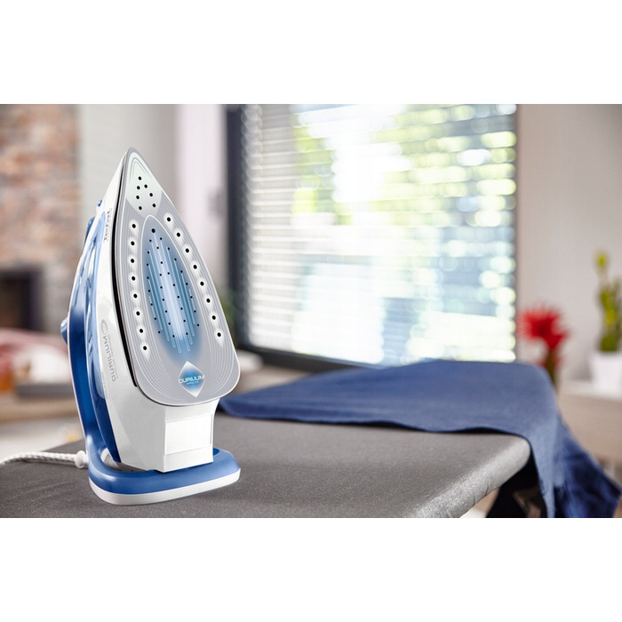 Парова праска Tefal FV5736E0, 2500 Вт, керамічна підошва, синя, 270 мл