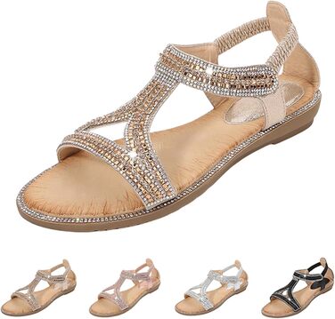 Босоніжки жіночі Slingback ортопедичні літні золотисті (A15 Gold, 35 EU) з м'якою устілкою та дихаючим матеріалом для широкої стопи