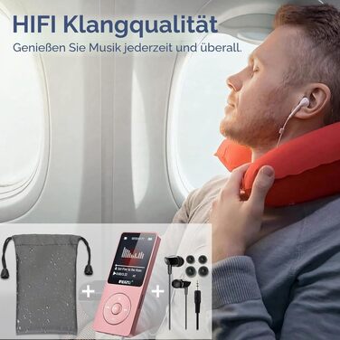 MP3 плеєр RUIZU 32GB з Bluetooth 5.3, екраном 1.8