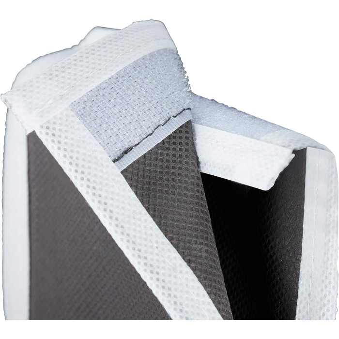 Органайзер для шафи Relaxdays з тканини, 6 відділень, 2 шухляди, сірий, 82x30x14,5 см