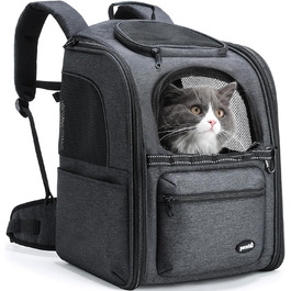 Рюкзак для кота та собаки Pecute, до 6 кг, дихаючий, складний, легкий, для подорожей