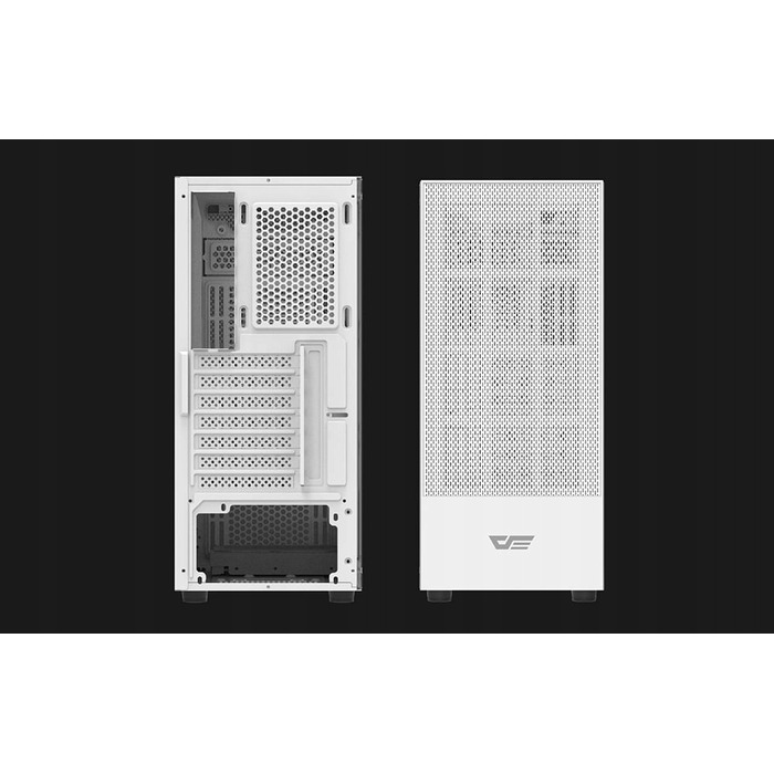 Корпус для комп'ютера Darkflash A290 Midi Tower ATX, білий, з бічним вікном
