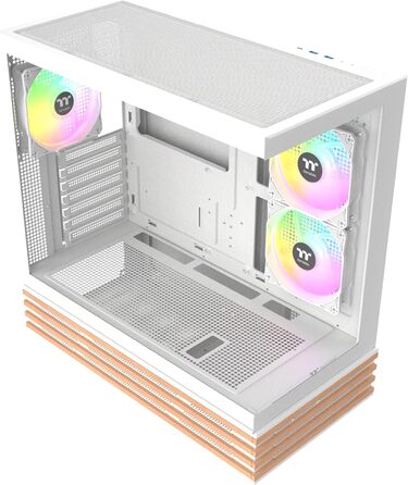 Корпус ПК Thermaltake View 270 Plus WS Snow White з ARGB підсвічуванням, USB-C, підтримка 360mm радіатора