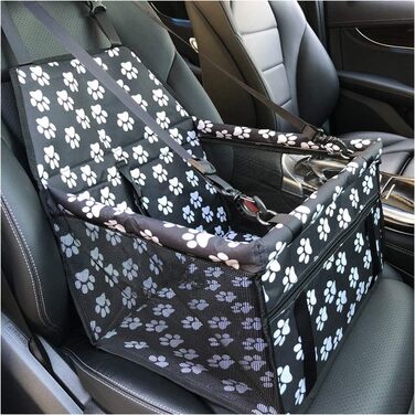 Автоматичний килимок для собак MENGQI - Водонепроникний, дихаючий, безпечний, для перевезення тварин, чорний/білий