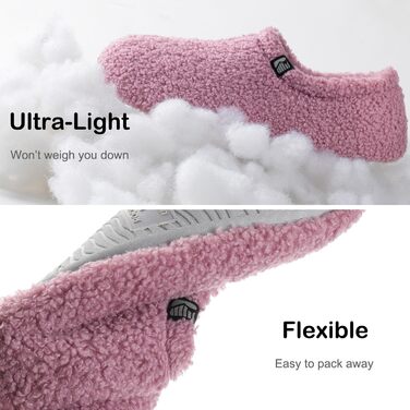 Жіночі домашні тапочки RockDove з м'якого флісу з закритим носком, білі (36/37 EU, Avendel)