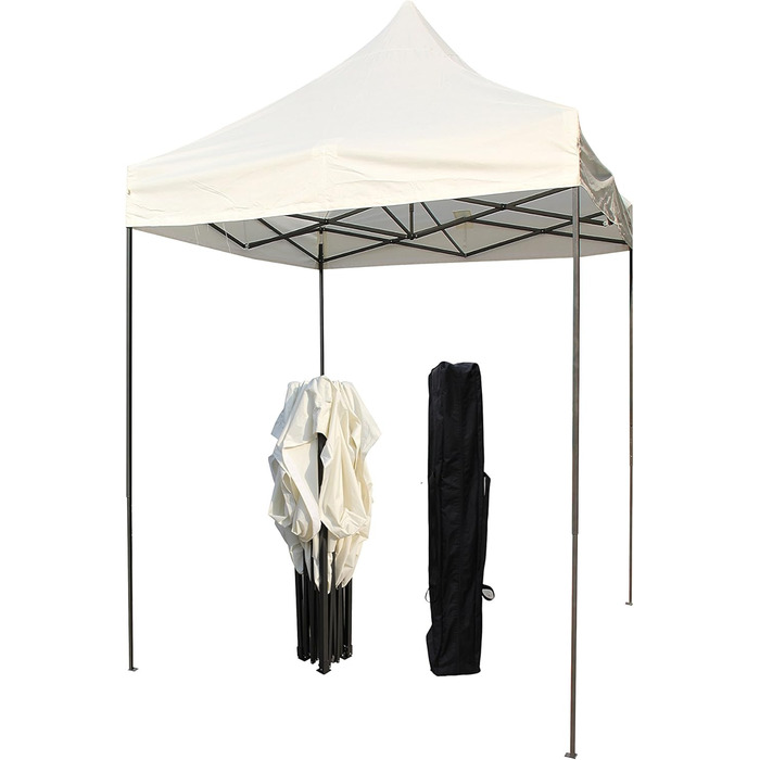 All Seasons Gazebos Pavilion, 2 x 2 m, robust, completely waterproof (Cream)