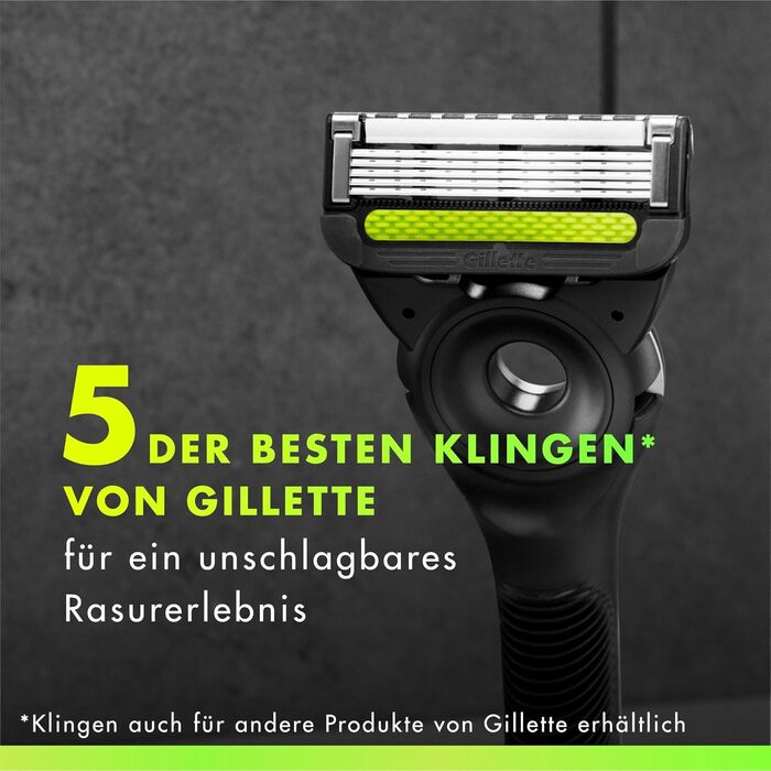 Смінні касети для чоловічих бритв Gillette Labs, оригінальні леза, чорні, 16 шт (6 шт у комплекті)