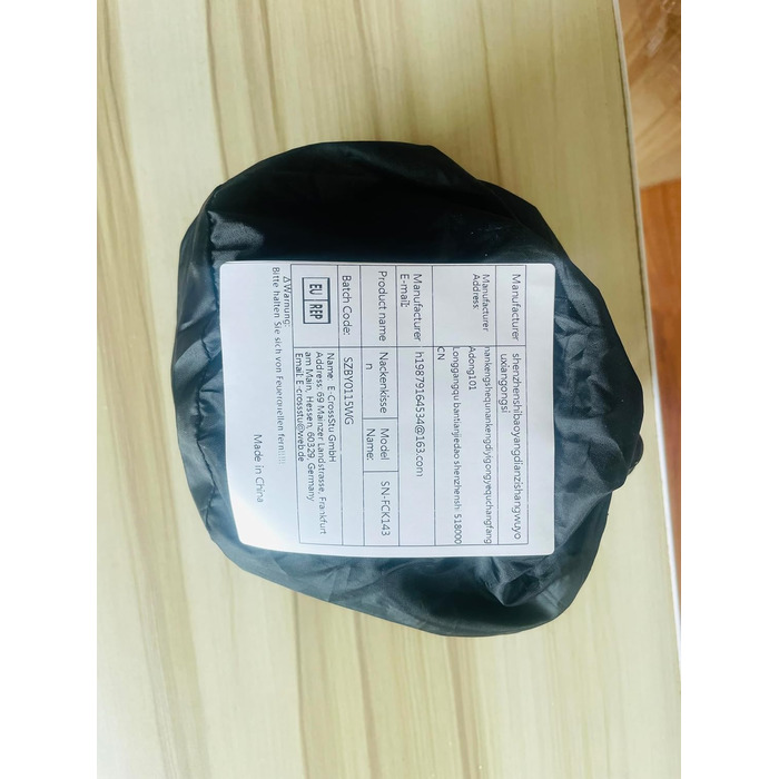 Подушка для шиї у подорожах, Memory Foam, ергономічна підтримка шиї | Подушка для шиї, подушка-ролик | Для подорожей, офісу, літака та дому, зелена