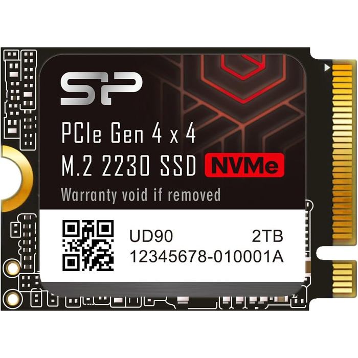SSD Silicon Power UD90 2TB NVMe 4.0 Gen4 PCIe M.2 – до 5000 МБ/с