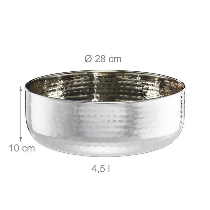 Relaxdays Salad Bowl with Cutlery