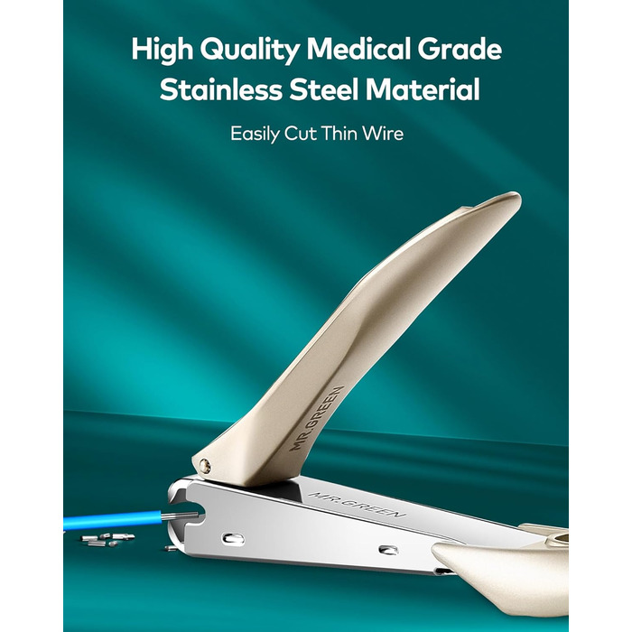 Професійний набір для стрижки нігтів Mr. Green з збирачем для жінок та чоловіків, різних розмірів (2 шт.)