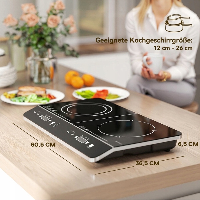 Портативна плитка Homcom T3323P351659