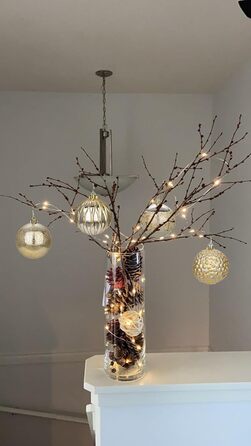 Набір прикрас для ялинки 92 шт. - Стійкі до пошкоджень ялинкові кулі, блакитно-золоті орнаменти. Новорічні прикраси для ялинки, вінка, новорічний декор (шампань & срібло)