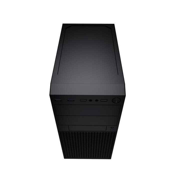 Корпус для офісного комп'ютера Gembird Fornax K300 microATX Mini-ITX, чорний